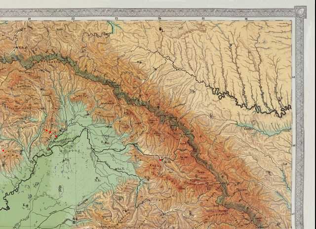 Nagy-Magyarosz�g t�rk�p - Dzs-z t�r�inak a helysz�neivel